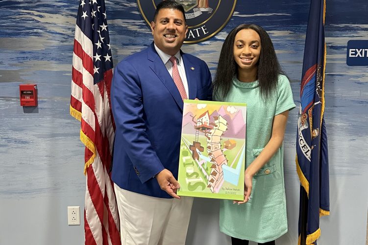 OlaRose Ndubuisi Meets with Senator Cooney to Discuss Her Scoliosis Awareness