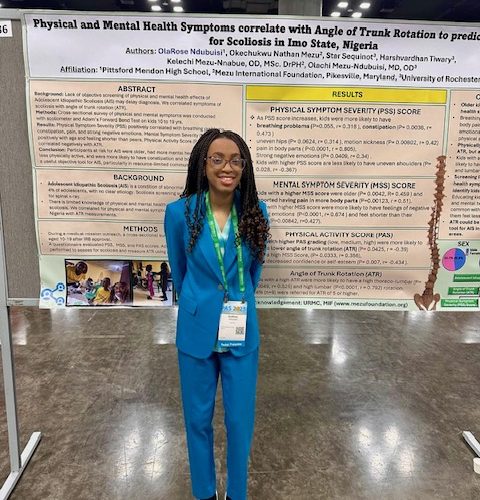 OlaRose Ndubuisi Presents Scoliosis Research at Pediatric Academic Societies Conference